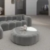 Samtstoff Couchtisch Circle Valora