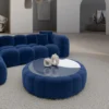 Samtstoff Couchtisch Circle Valora