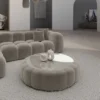 Samtstoff Couchtisch Circle Valora