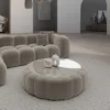 Samtstoff Couchtisch Circle Valora