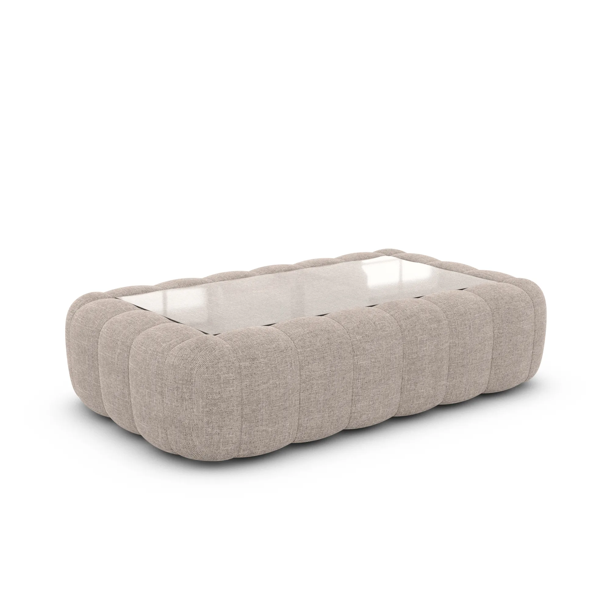 Strukturstoff Couchtisch Rectangle Valora