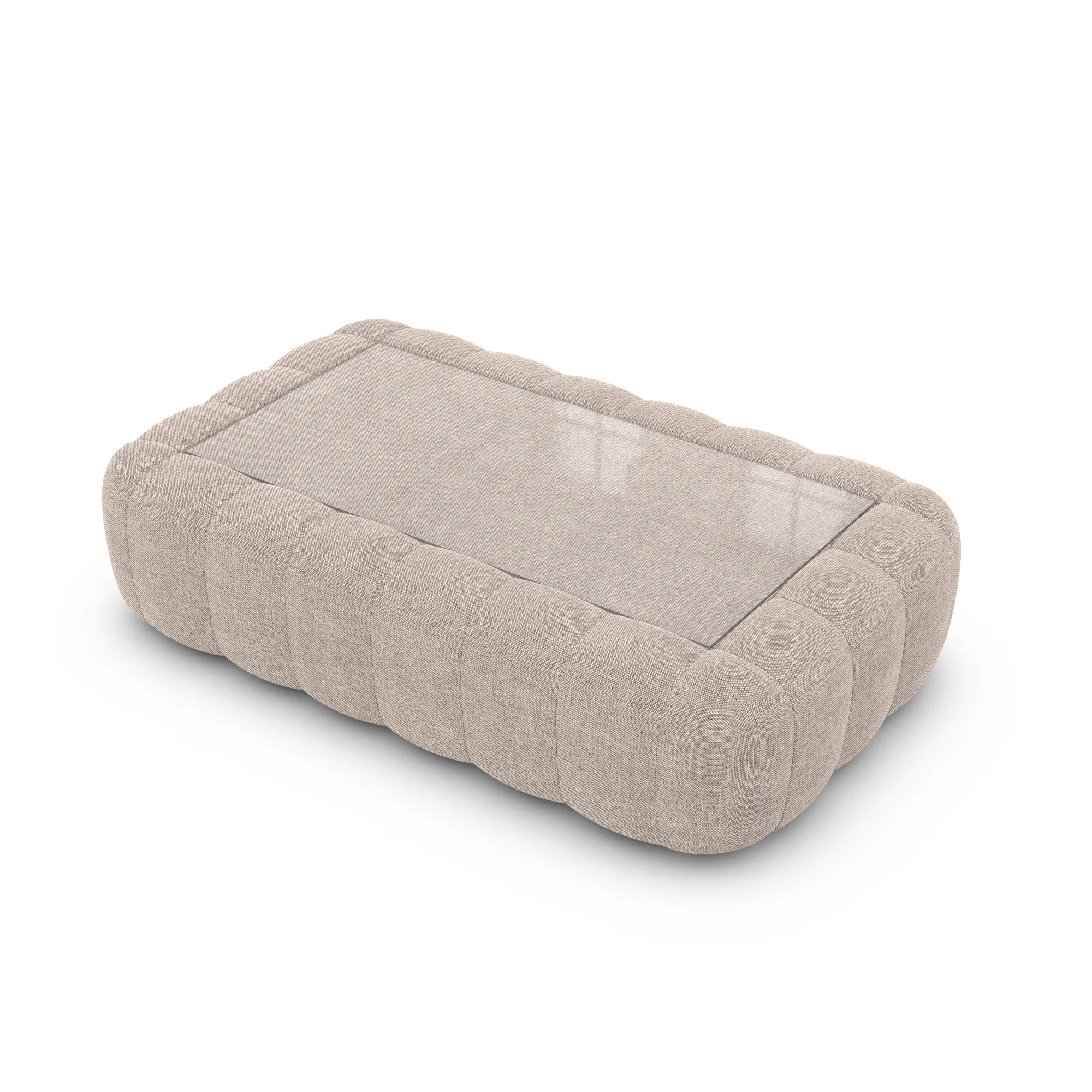 Strukturstoff Couchtisch Rectangle Valora