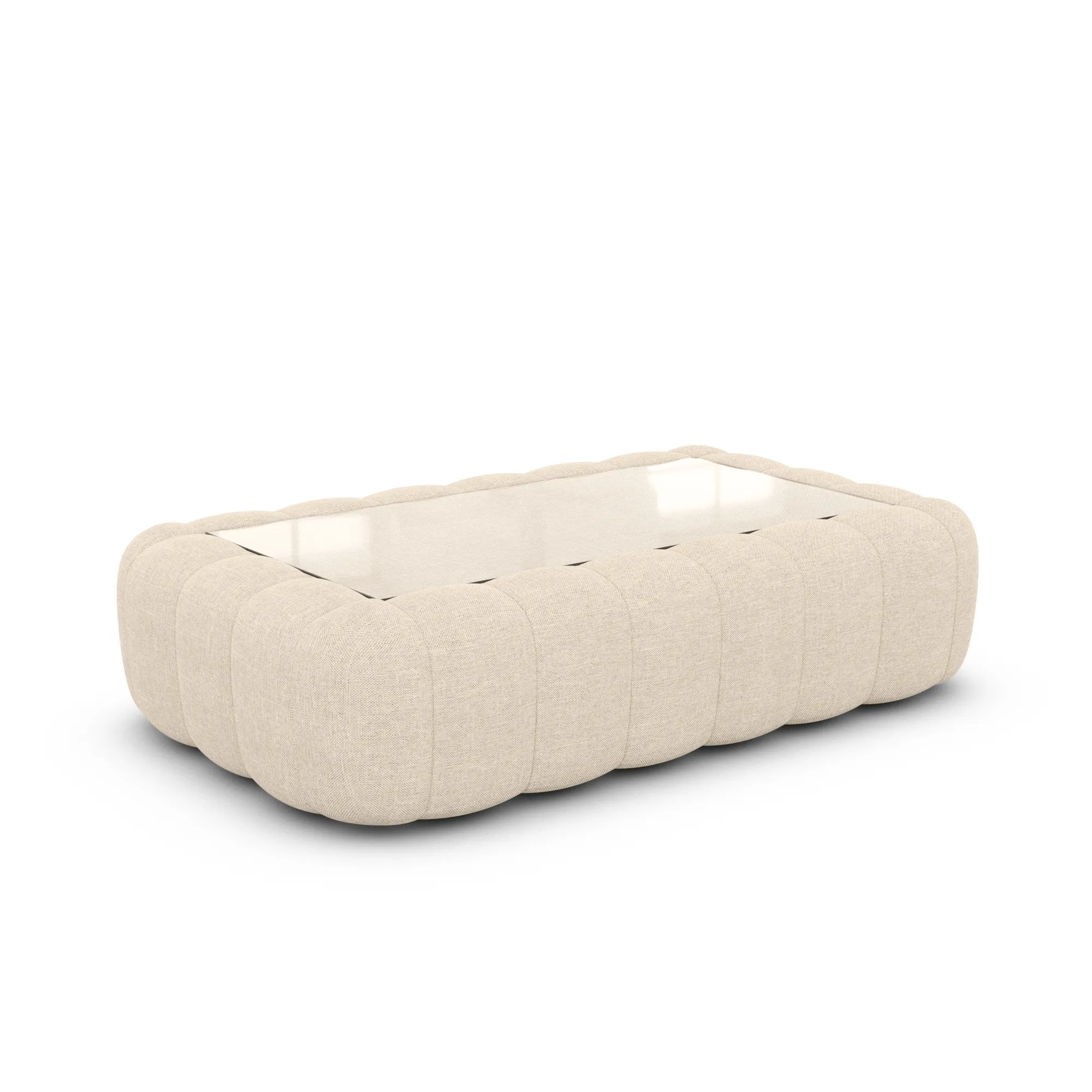 Strukturstoff Couchtisch Rectangle Valora