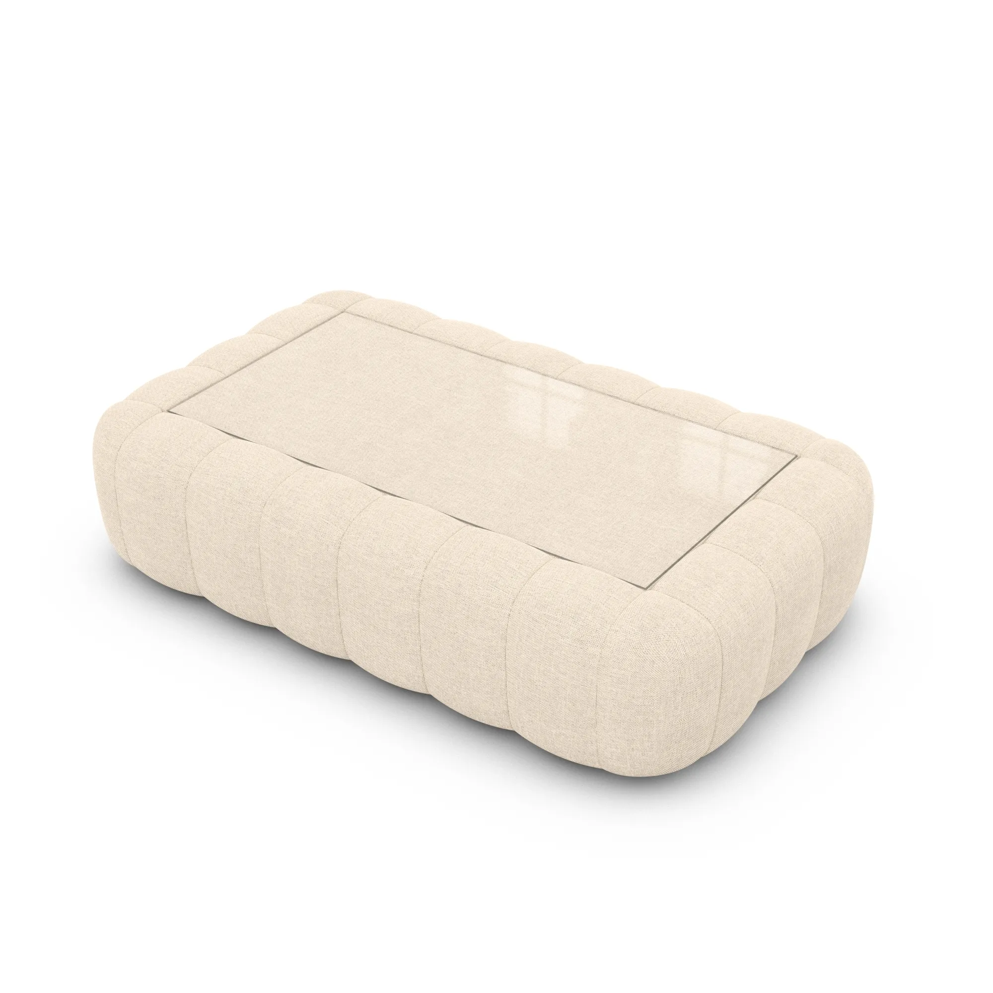 Strukturstoff Couchtisch Rectangle Valora