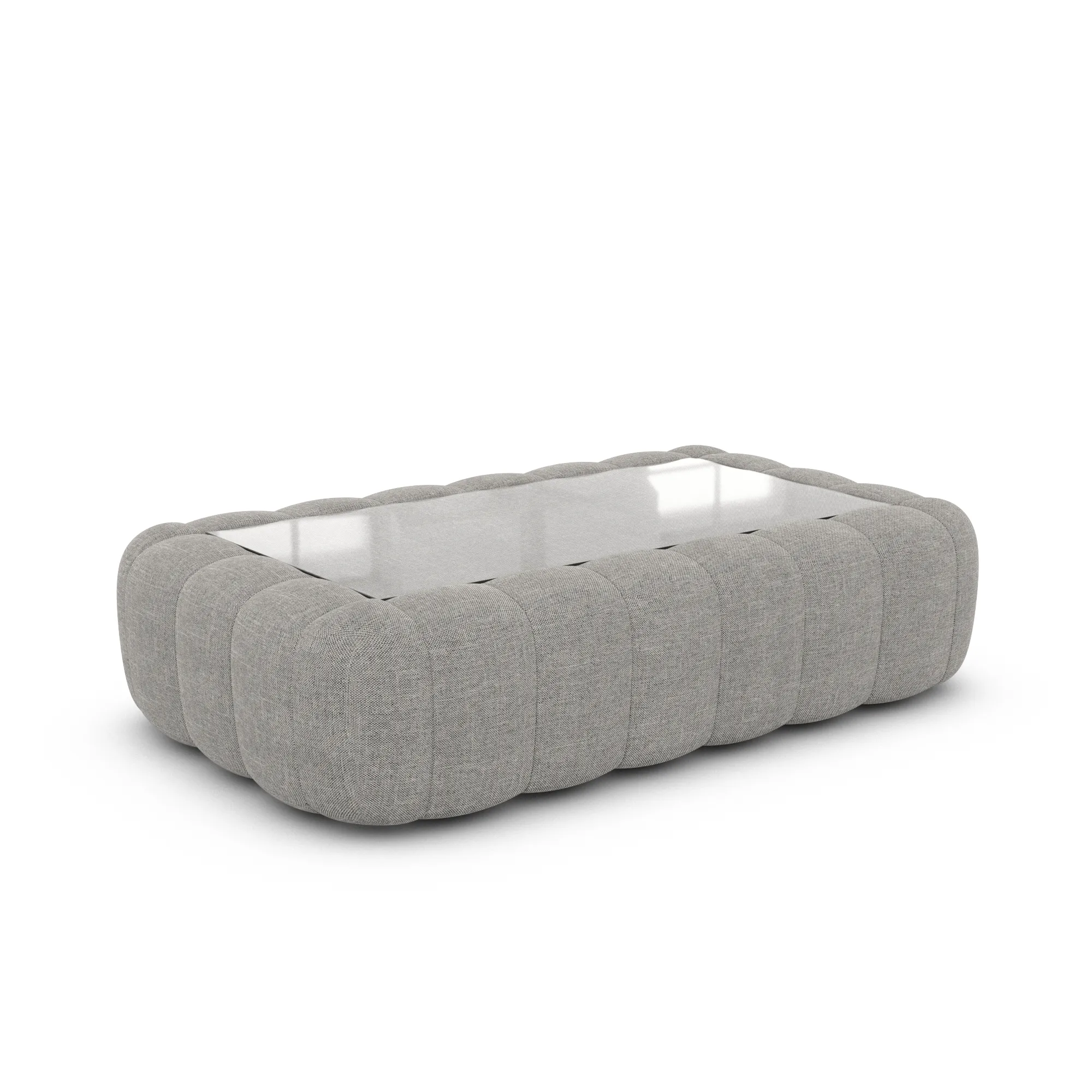 Strukturstoff Couchtisch Rectangle Valora