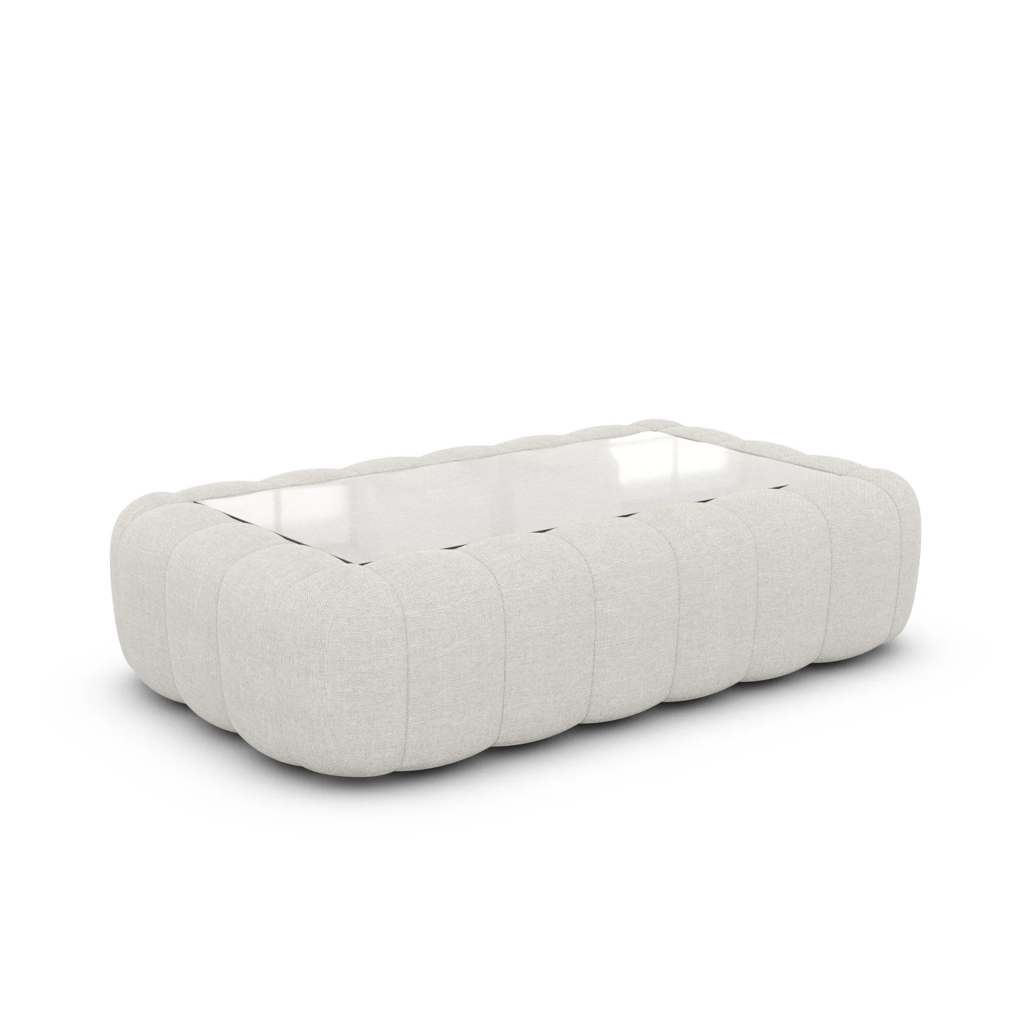 Strukturstoff Couchtisch Rectangle Valora