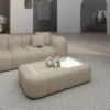 Kunstleder Couchtisch Rectangle Valora