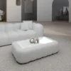 Kunstleder Couchtisch Rectangle Valora
