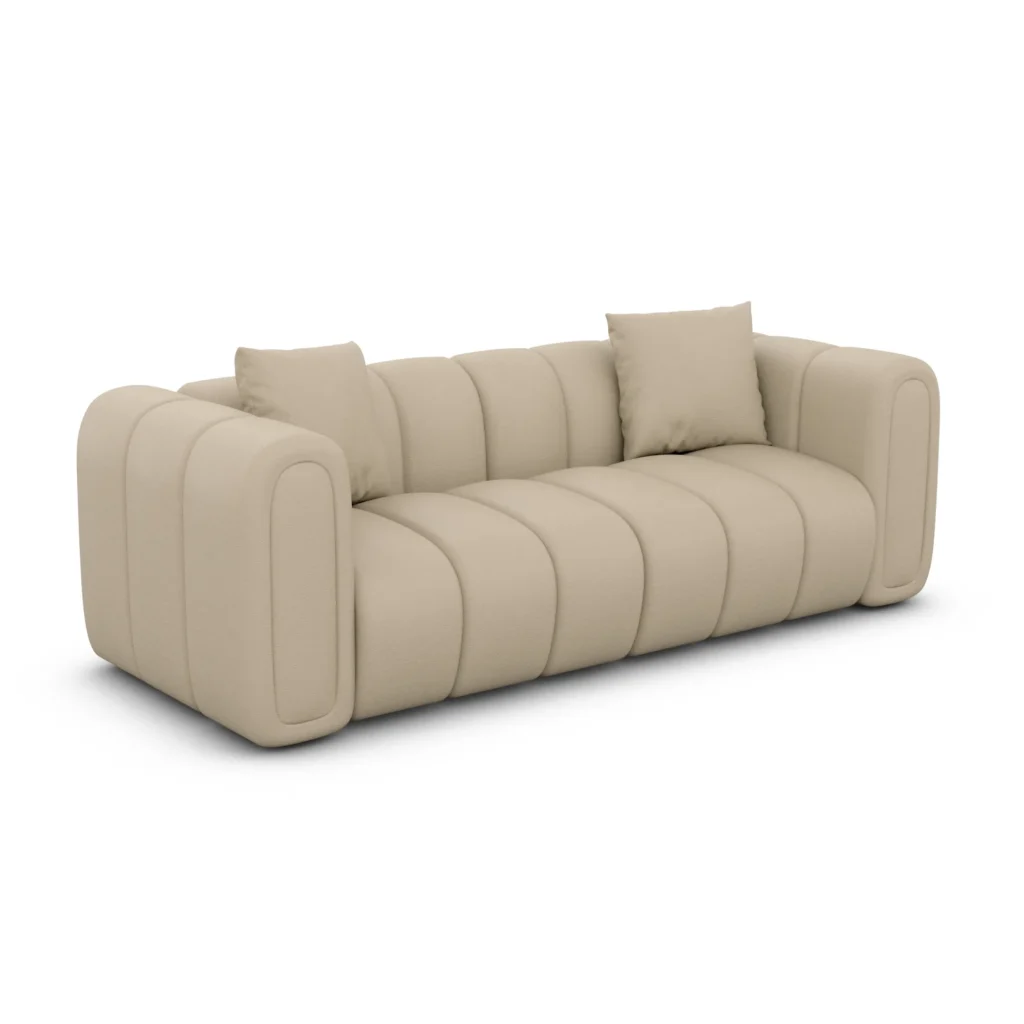 Echtleder 2-Sitzer Couch Amoria