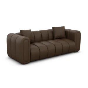 Echtleder 2-Sitzer Couch Amoria