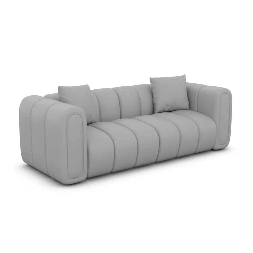 Echtleder 2-Sitzer Couch Amoria