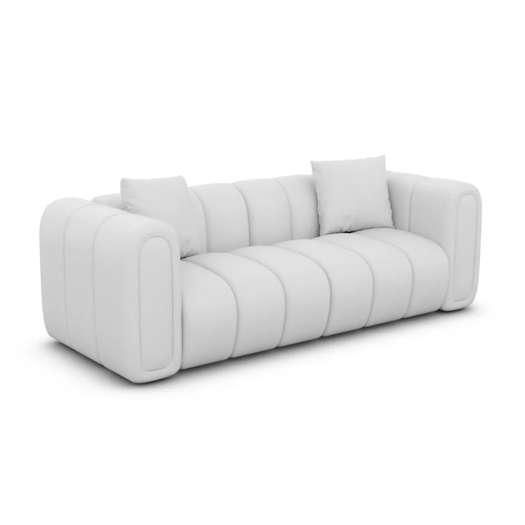 Echtleder 2-Sitzer Couch Amoria