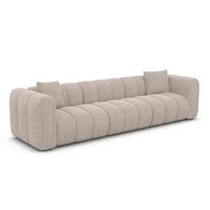 Strukturstoff 3-Sitzer Couch Amoria