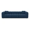 Strukturstoff 3-Sitzer Couch Amoria