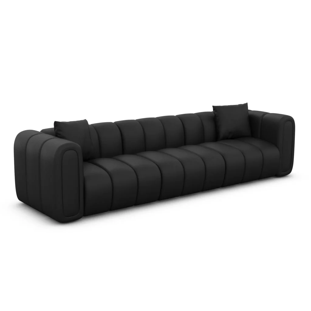 Echtleder 3-Sitzer Couch Amoria