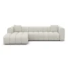 Bouclé L-Form Sofa Amoria