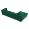 Samtstoff L-Form Sofa Amoria