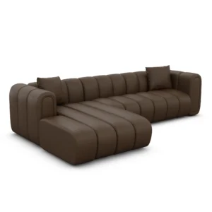 Echtleder L-Form Sofa Amoria