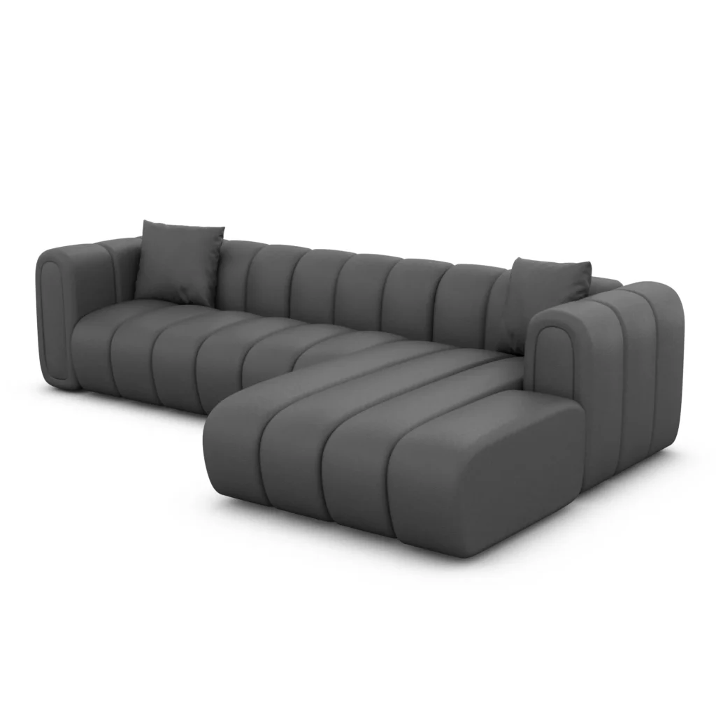Echtleder L-Form Sofa Amoria