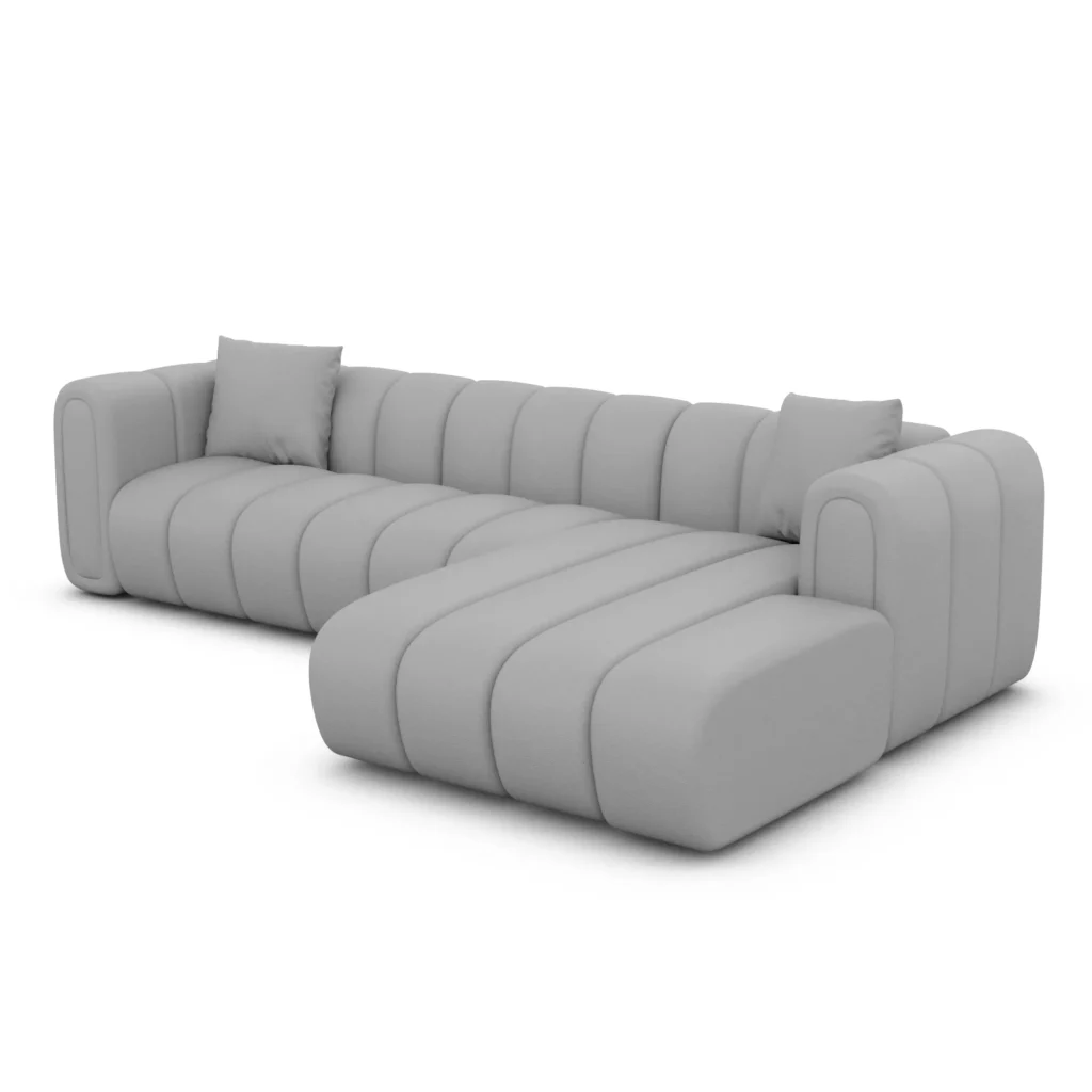 Echtleder L-Form Sofa Amoria