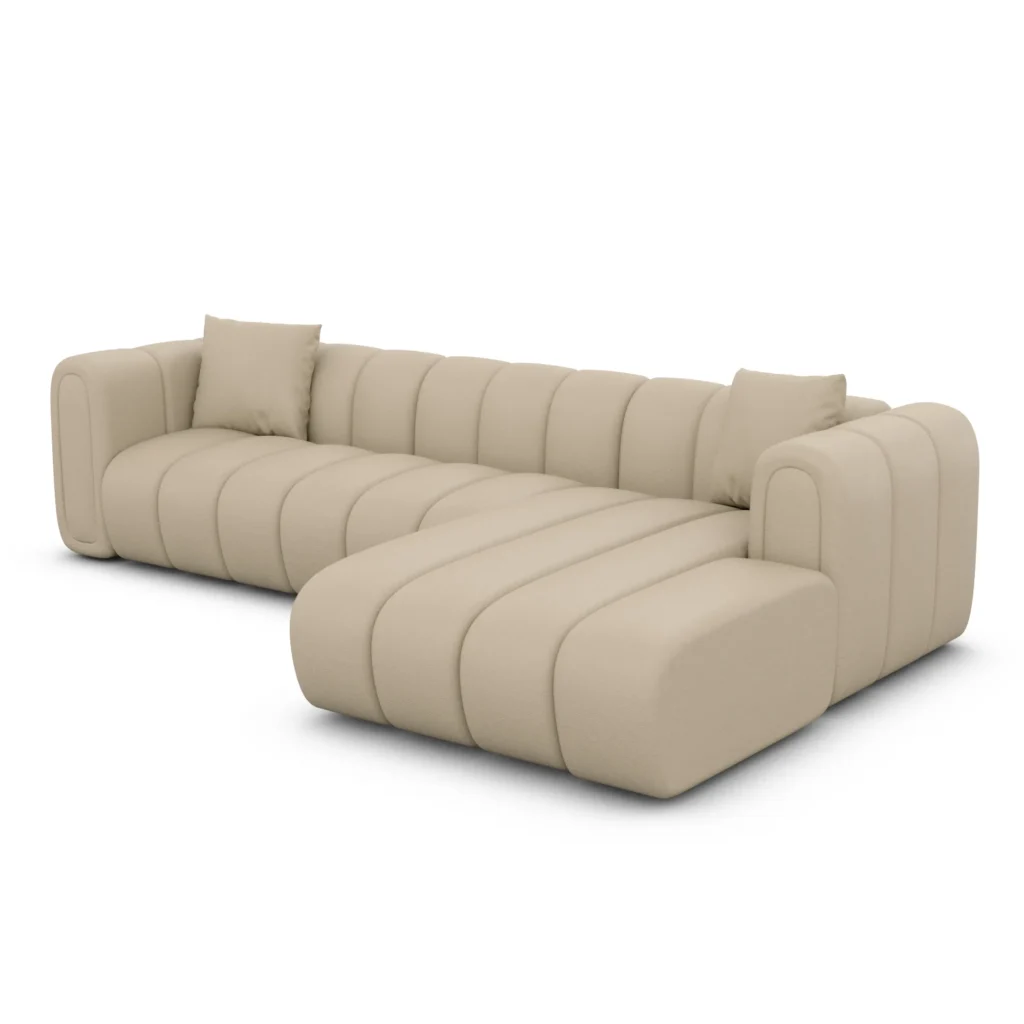 Kunstleder L-Form Sofa Amoria