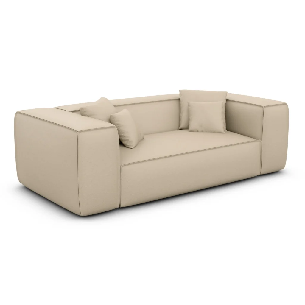 Echtleder 2-Sitzer Couch Arelia