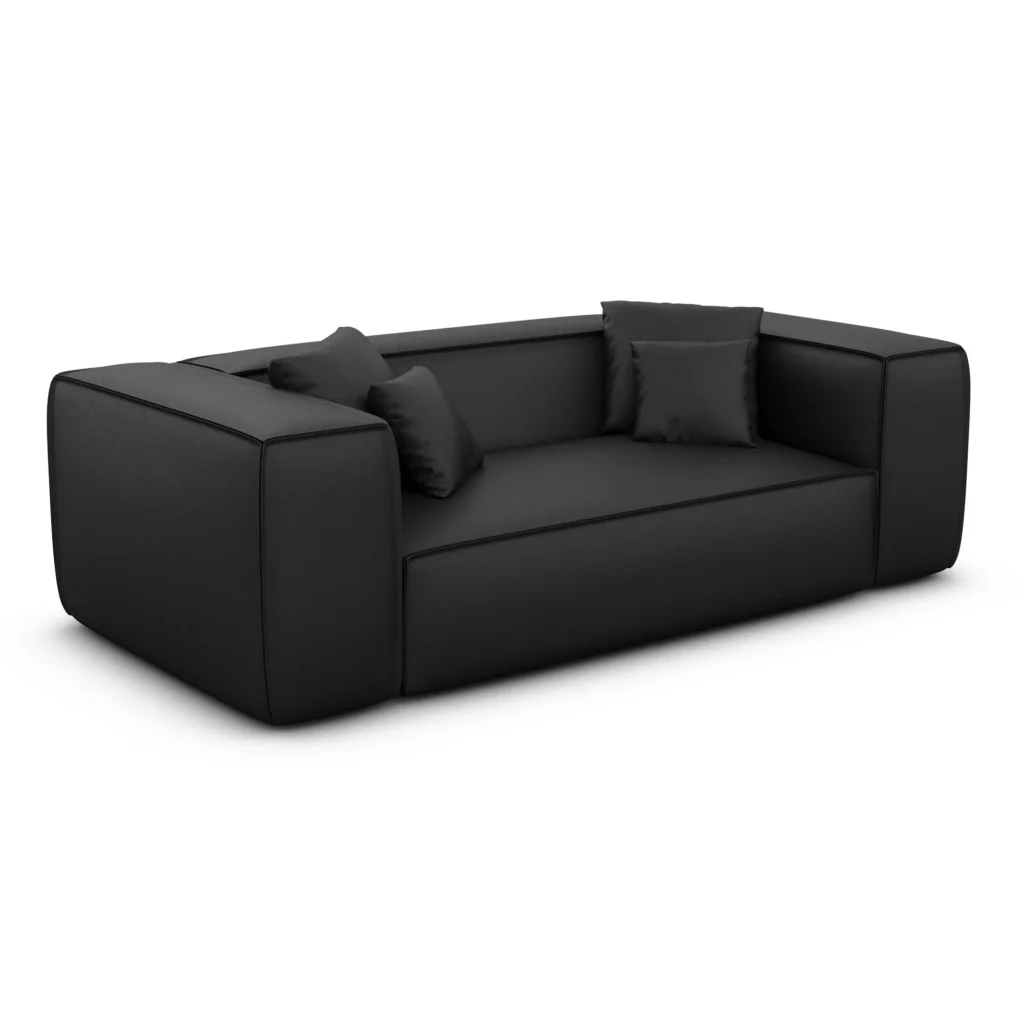 Echtleder 2-Sitzer Couch Arelia
