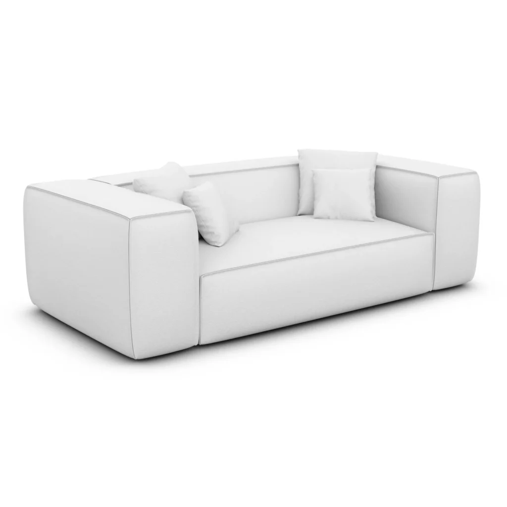 Echtleder 2-Sitzer Couch Arelia