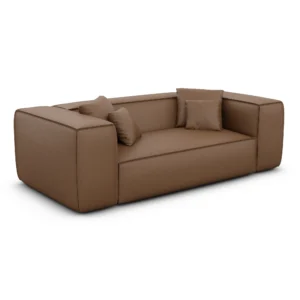 Kunstleder 2-Sitzer Couch Arelia