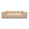 Samtstoff 3-Sitzer Couch Arelia