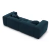 Samtstoff 3-Sitzer Couch Arelia