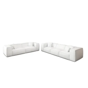 Echtleder 4-3-Sitzer Sofa Set Arelia