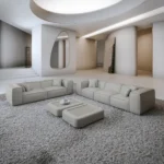 Kunstleder 4-3-Sitzer Sofa Set Arelia