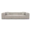 Bouclé 4-Sitzer Couch Arelia