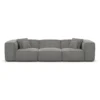 Strukturstoff 4-Sitzer Couch Arelia