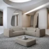 Bouclé Ecksofa Arelia