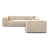 Samtstoff Ecksofa Arelia