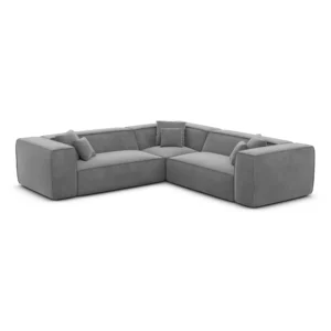 Samtstoff Ecksofa Arelia