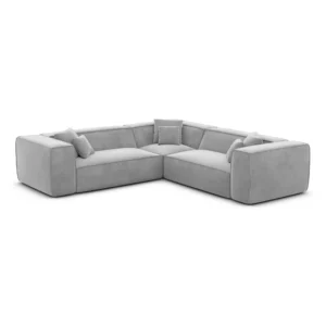 Samtstoff Ecksofa Arelia