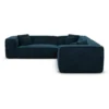 Samtstoff Ecksofa Arelia