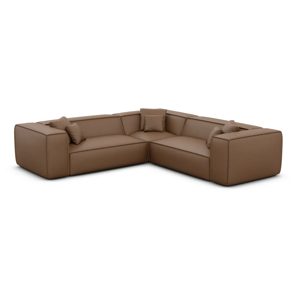 Echtleder Ecksofa Arelia