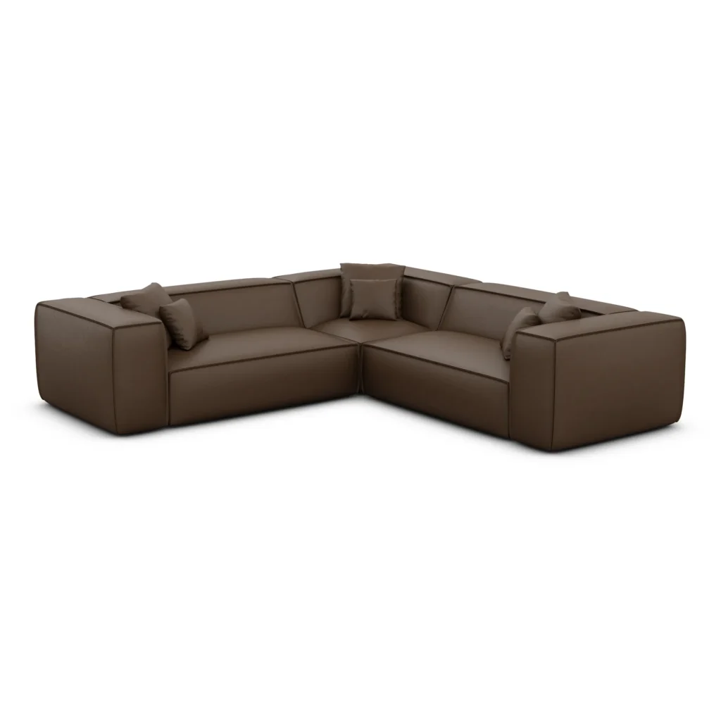 Echtleder Ecksofa Arelia