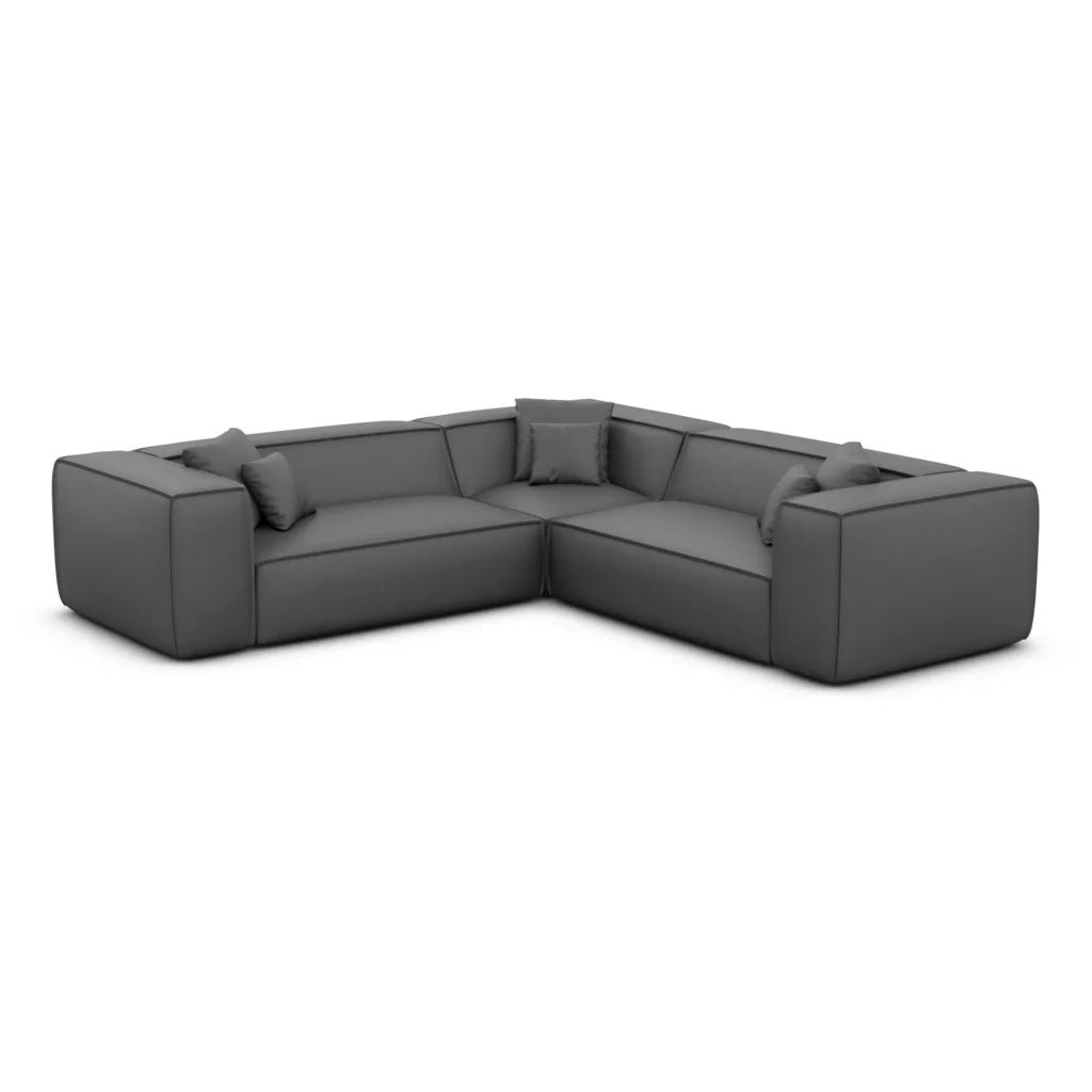 Echtleder Ecksofa Arelia