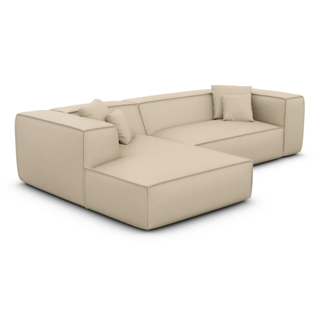 Echtleder L-Form Sofa Arelia