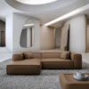 Echtleder L-Form Sofa Arelia