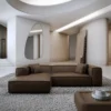 Echtleder L-Form Sofa Arelia