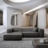 Echtleder L-Form Sofa Arelia