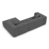 Bouclé L-Form Sofa Arelia