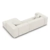 Bouclé L-Form Sofa Arelia