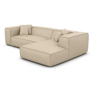 Echtleder L-Form Sofa Arelia